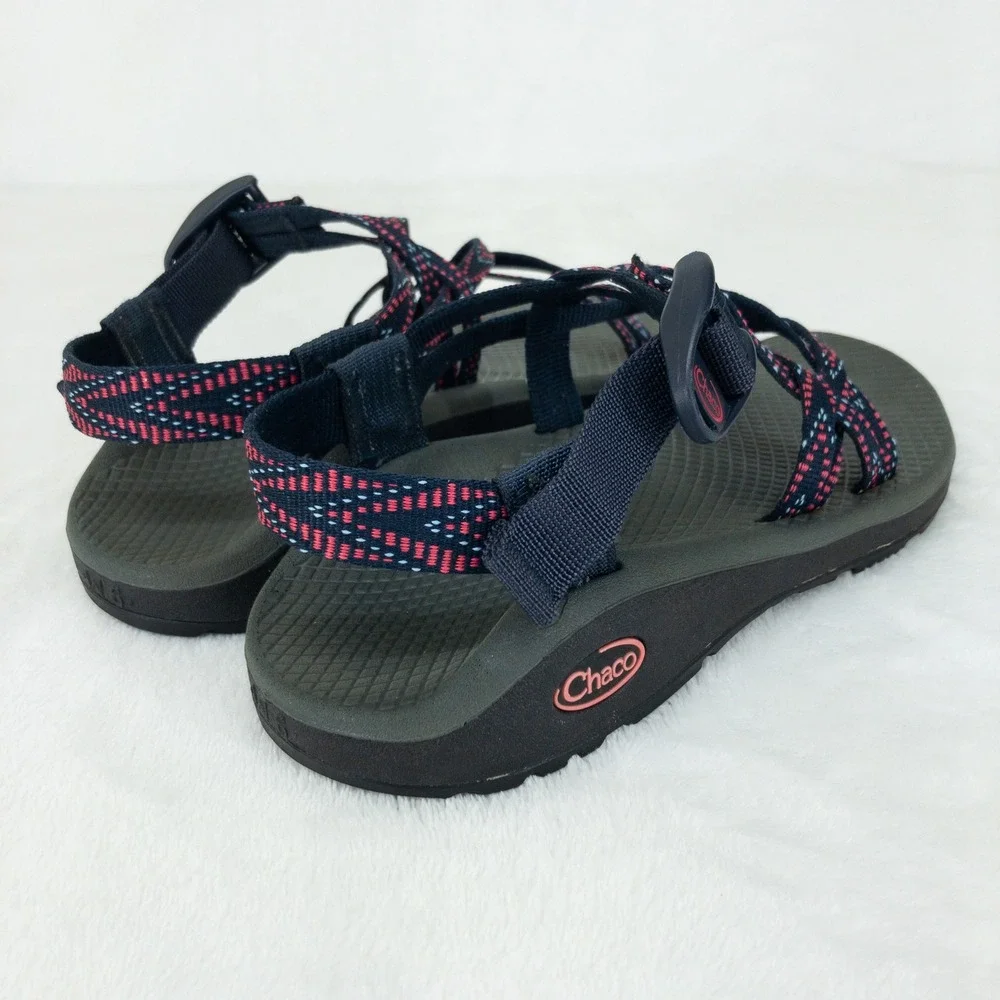 Chaco Z/Cloud Sandals Womens Size 6 Blue Strappy Toe Loop Hiking Shoes